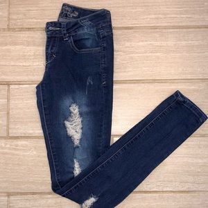 Women’s Skinny Jeans with Rips- Size 1